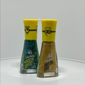 Sally Hansen Minions Insta-Dri Nail Polish Set - Green and Gold